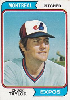 1974 Topps #412 Chuck Taylor Front