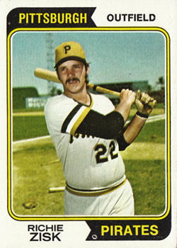 1974 Topps #317 Richie Zisk Front