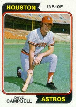 1974 Topps #556 Dave Campbell Front