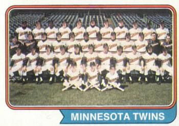 1974 Topps #74 Minnesota Twins Front