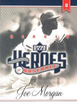 2002 Upper Deck Prospect Premieres - Heroes of Baseball: Joe Morgan #HHJM Joe Morgan Front