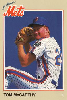 1987 Feder Jackson Mets #5 Tom McCarthy Front