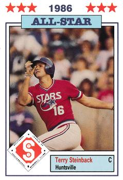 1986 Jennings Southern League All-Stars #10 Terry Steinbach Front