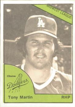 1978 TCMA Clinton Dodgers #0403 Tony Martin Front