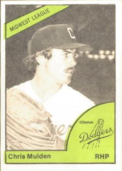 1978 TCMA Clinton Dodgers #0321 Chris Malden Front