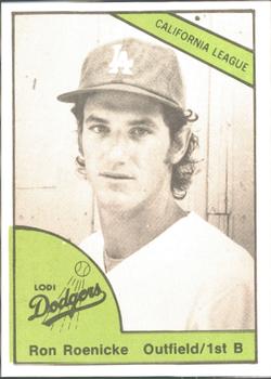 1978 TCMA Lodi Dodgers #15 Ron Roenicke Front
