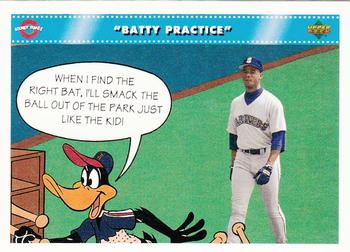 1992 Upper Deck Comic Ball 3 #49 Batty Practice Front