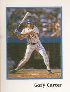 1990 Publications International Trivia Stickers #NNO Gary Carter Front