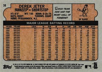 2013 Topps Archives #38 Derek Jeter Back