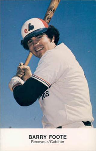 1977 Montreal Expos Photocards #NNO Barry Foote Front