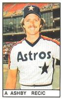 1982 All-Star Game Program Inserts #NNO Alan Ashby Front