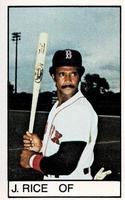 1983 All-Star Game Program Inserts #NNO Jim Rice Front