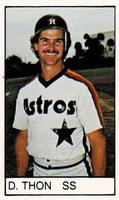 1983 All-Star Game Program Inserts #NNO Dickie Thon Front