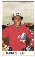 1983 All-Star Game Program Inserts #NNO Tim Raines Front