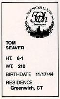 1983 All-Star Game Program Inserts #NNO Tom Seaver Back