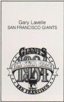 1984 All-Star Game Program Inserts #NNO Gary Lavelle Back