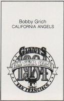 1984 All-Star Game Program Inserts #NNO Bobby Grich Back