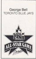 1985 All-Star Game Program Inserts #NNO George Bell Back