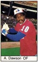1985 All-Star Game Program Inserts #NNO Andre Dawson Front