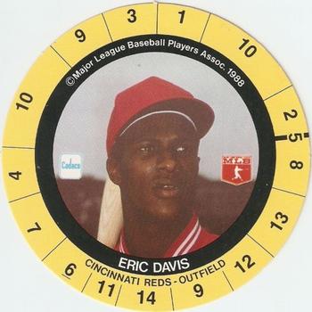 1989 Cadaco Discs #NNO Eric Davis Front