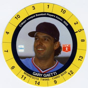 1989 Cadaco Discs #NNO Gary Gaetti Front
