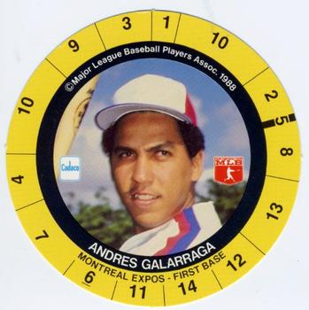 1989 Cadaco Discs #NNO Andres Galarraga Front