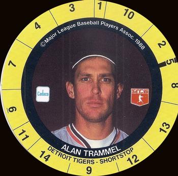 1989 Cadaco Discs #NNO Alan Trammell Front