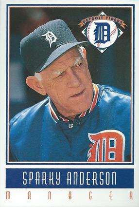 1993 Gatorade Detroit Tigers #NNO Sparky Anderson Front