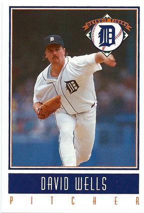 1993 Gatorade Detroit Tigers #NNO David Wells Front
