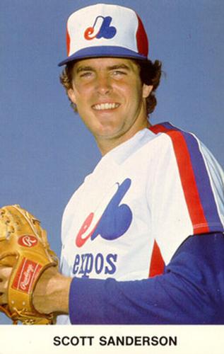 1982 Montreal Expos #NNO Scott Sanderson Front