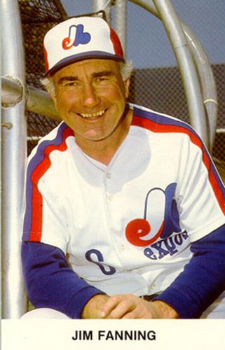 1982 Montreal Expos #NNO Jim Fanning Front