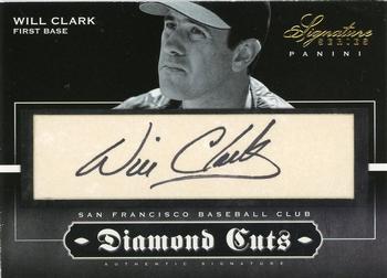 2012 Panini Signature Series - Diamond Cuts #74 Will Clark Front