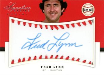 2012 Panini Signature Series - Game Ball Signatures #38 Fred Lynn Front