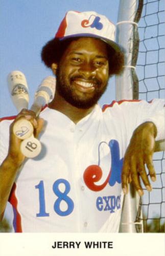 1980 Montreal Expos Postcards #NNO Jerry White Front