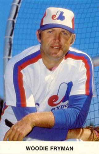 1980 Montreal Expos Postcards #NNO Woodie Fryman Front