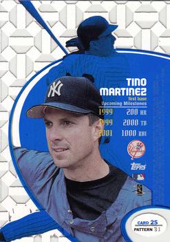 1998 Topps Tek - Pattern 31 #25 Tino Martinez Back
