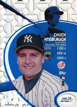 1998 Topps Tek - Pattern 31 #70 Chuck Knoblauch Back