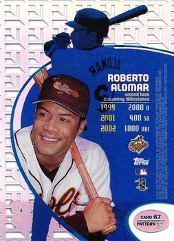 1998 Topps Tek - Pattern 37 #67 Roberto Alomar Back