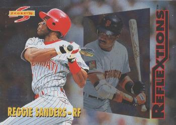 1996 Score - Reflextions #11 Barry Bonds / Reggie Sanders Front