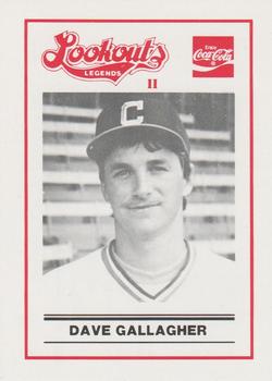 1989 Chattanooga Lookouts Legends II #10 Dave Gallagher Front