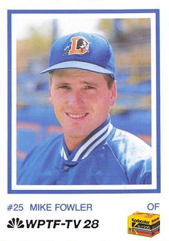1989 Durham Bulls #NNO Mike Fowler Front