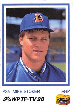 1989 Durham Bulls #NNO Mike Stoker Front