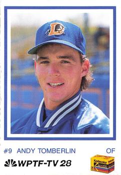 1989 Durham Bulls #NNO Andy Tomberlin Front