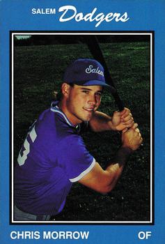 1989 Salem Dodgers #18 Chris Morrow Front