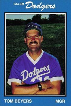 1989 Salem Dodgers #1 Tom Beyers Front