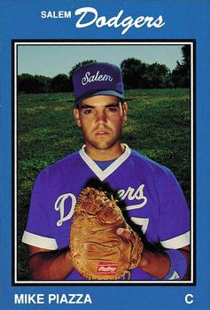 1989 Salem Dodgers #25 Mike Piazza Front