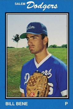 1989 Salem Dodgers #7 Bill Bene Front