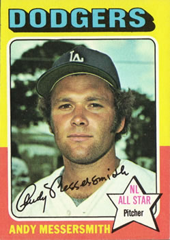 1975 Topps #440 Andy Messersmith Front