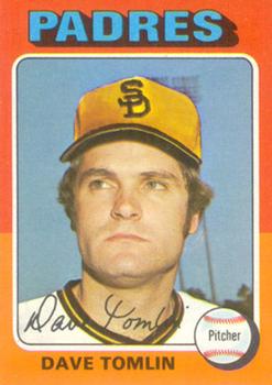 1975 Topps #578 Dave Tomlin Front