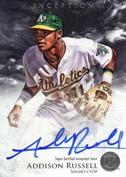 2013 Bowman Inception #PA-AR Addison Russell Front